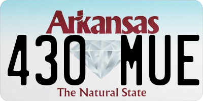 AR license plate 430MUE