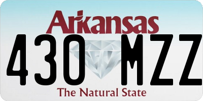 AR license plate 430MZZ