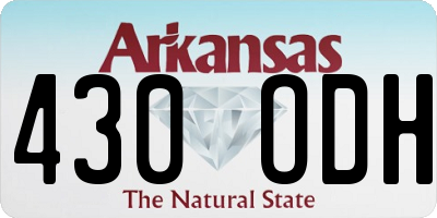 AR license plate 430ODH
