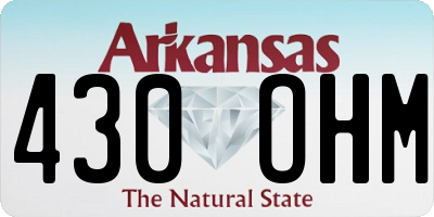 AR license plate 430OHM