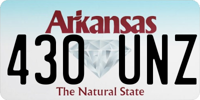AR license plate 430UNZ