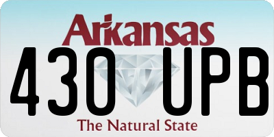 AR license plate 430UPB