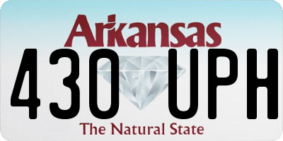 AR license plate 430UPH
