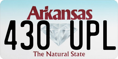 AR license plate 430UPL