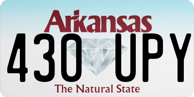 AR license plate 430UPY