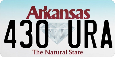 AR license plate 430URA