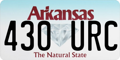 AR license plate 430URC