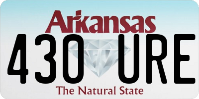 AR license plate 430URE