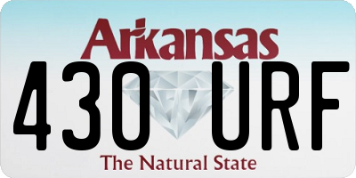 AR license plate 430URF
