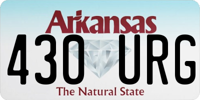 AR license plate 430URG