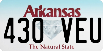 AR license plate 430VEU