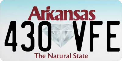 AR license plate 430VFE