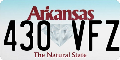 AR license plate 430VFZ