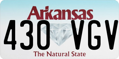 AR license plate 430VGV