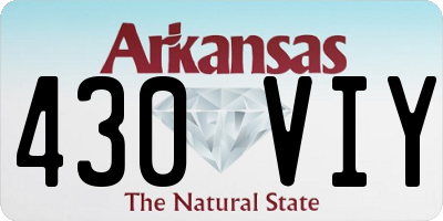 AR license plate 430VIY