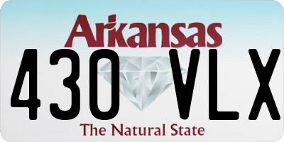 AR license plate 430VLX