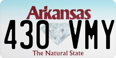 AR license plate 430VMY