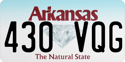 AR license plate 430VQG