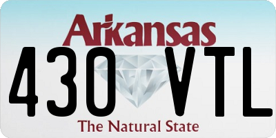 AR license plate 430VTL