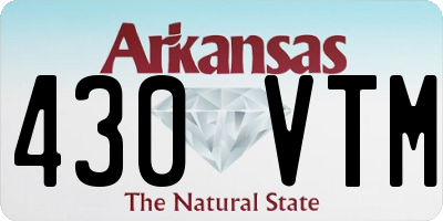 AR license plate 430VTM