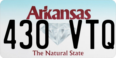 AR license plate 430VTQ