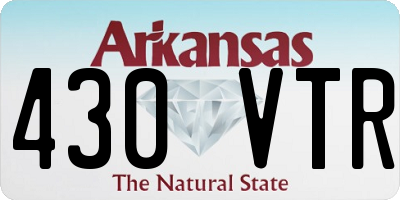 AR license plate 430VTR