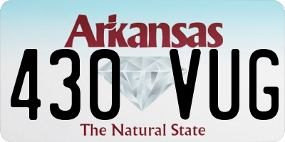 AR license plate 430VUG