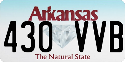AR license plate 430VVB