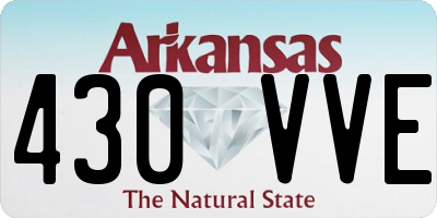 AR license plate 430VVE