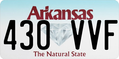 AR license plate 430VVF