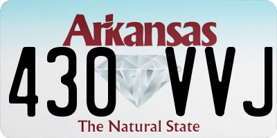 AR license plate 430VVJ