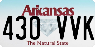 AR license plate 430VVK