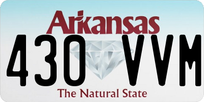 AR license plate 430VVM