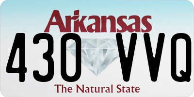 AR license plate 430VVQ