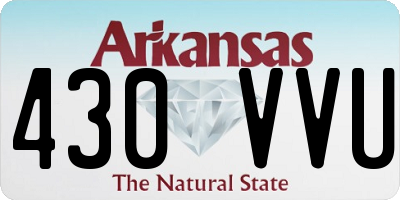 AR license plate 430VVU