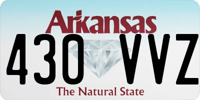AR license plate 430VVZ