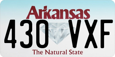 AR license plate 430VXF