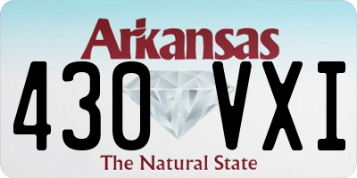 AR license plate 430VXI