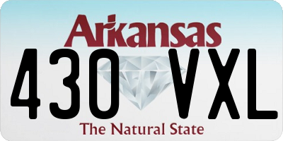 AR license plate 430VXL