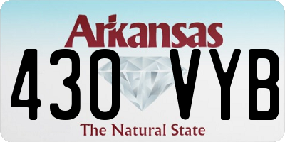 AR license plate 430VYB