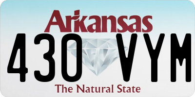 AR license plate 430VYM