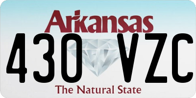 AR license plate 430VZC