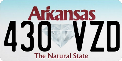 AR license plate 430VZD