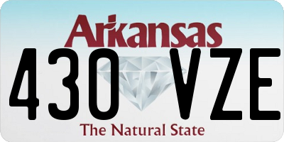AR license plate 430VZE