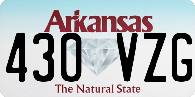 AR license plate 430VZG