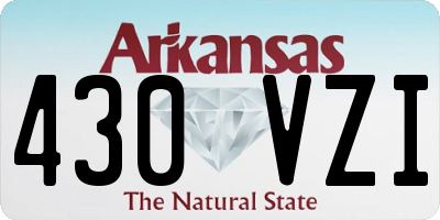 AR license plate 430VZI