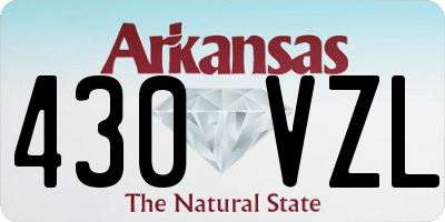 AR license plate 430VZL