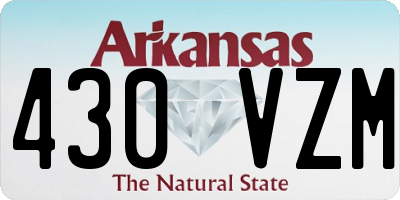 AR license plate 430VZM