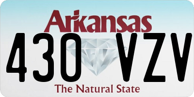 AR license plate 430VZV