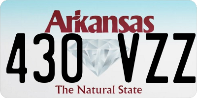 AR license plate 430VZZ